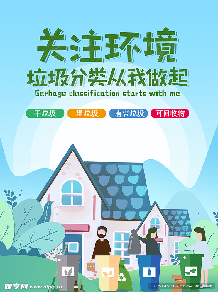 垃圾分类海报