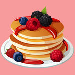 高清辣椒汉堡食物矢量