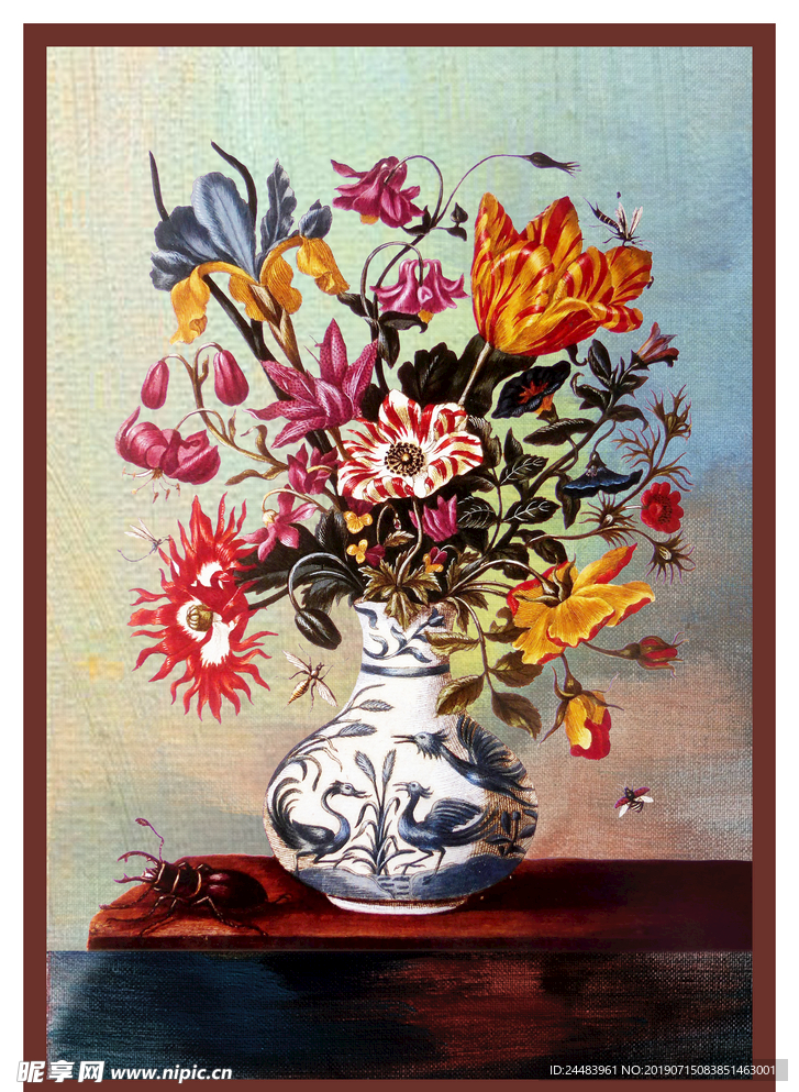 油画花卉装饰画