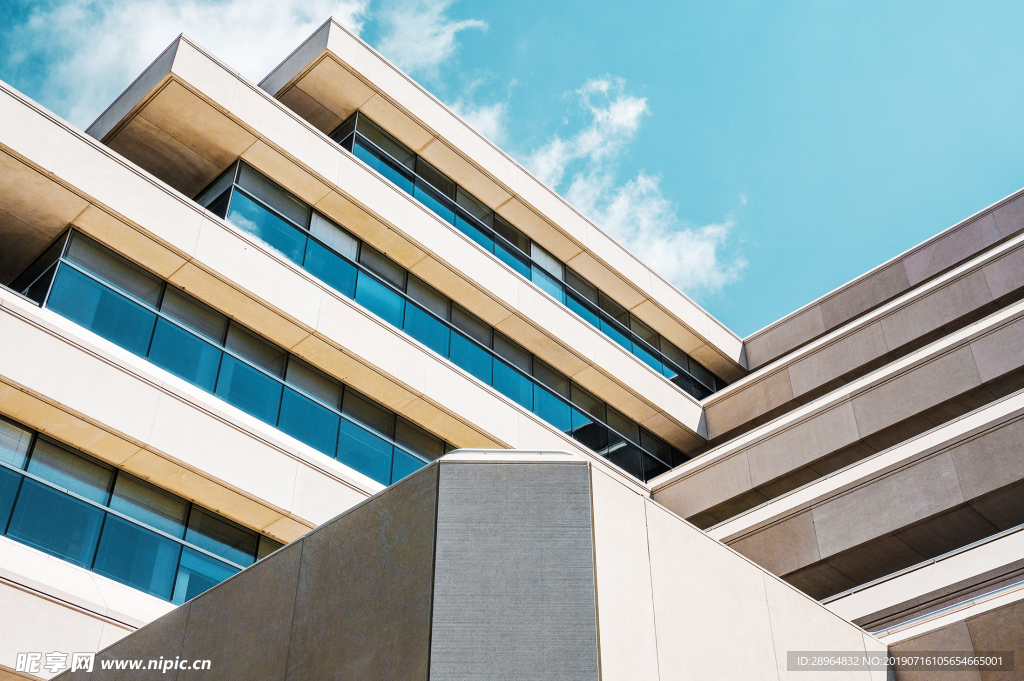 城市 建筑 商务 办公  蓝天