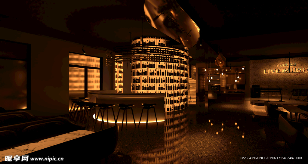 酒吧效果图设计