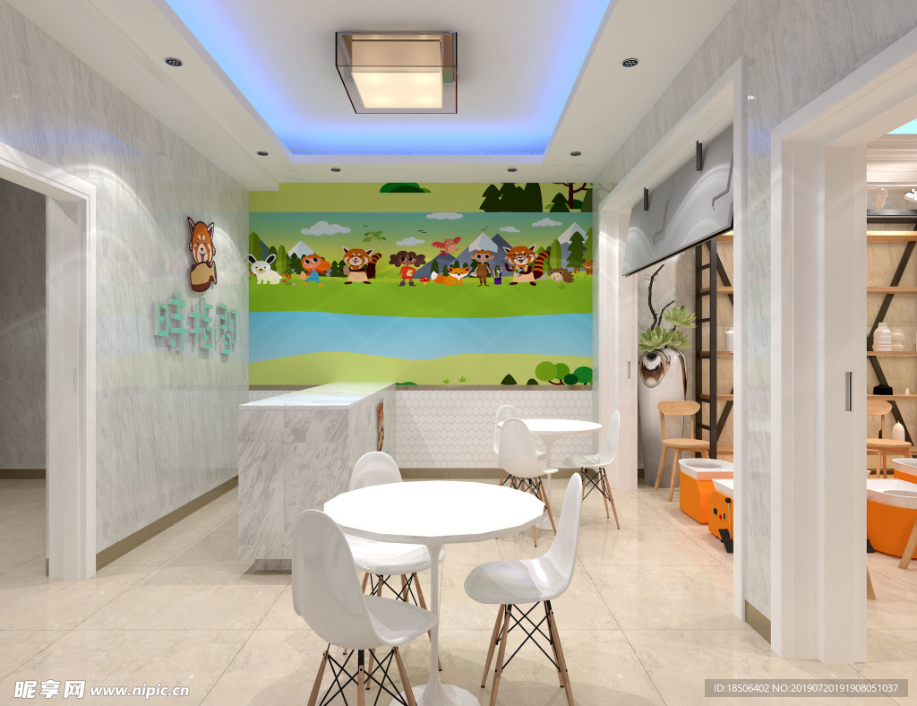 陶艺加盟店3D设计效果图