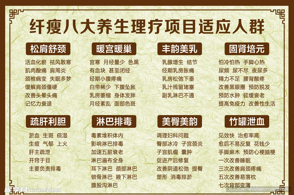 纤瘦八大养生理疗项目适应人群