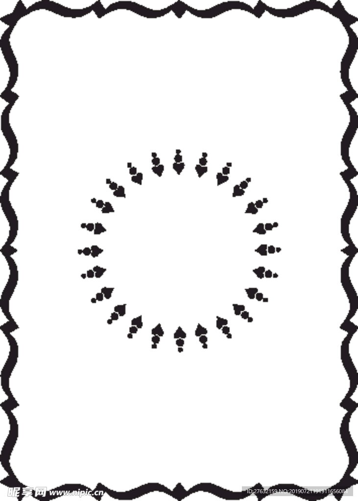 时尚花纹 矢量花纹 边框