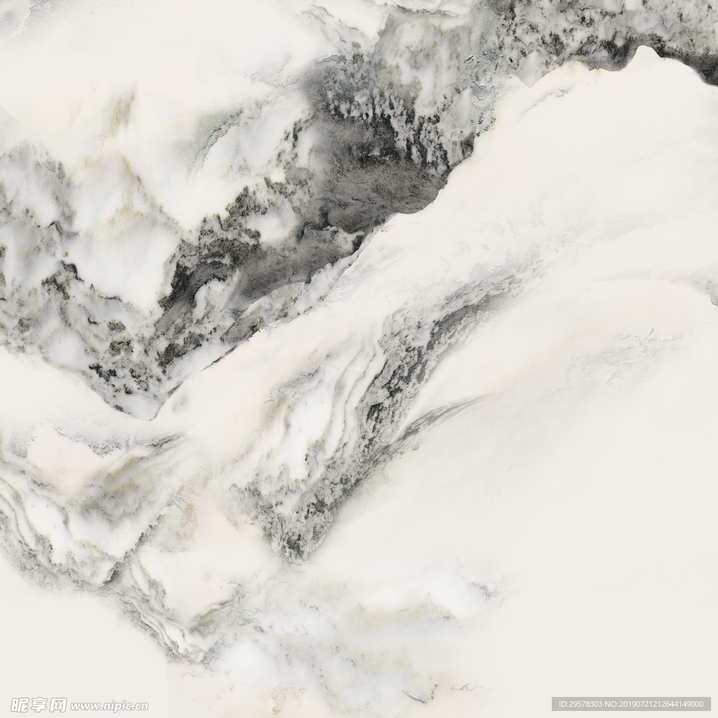 国画 灰色山水石纹 TIF合层