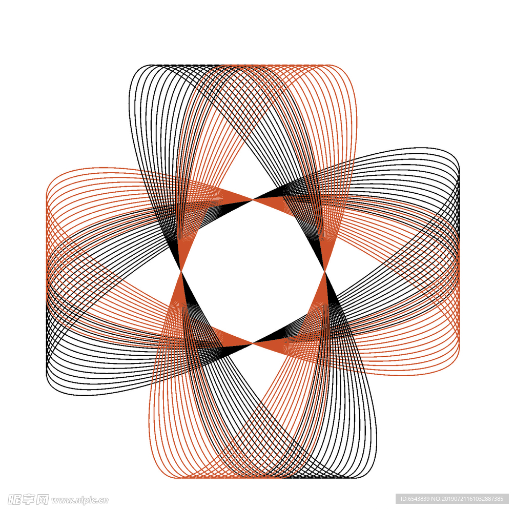 十字花线条 底纹