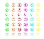 电话图标 电话标志 电话小图标