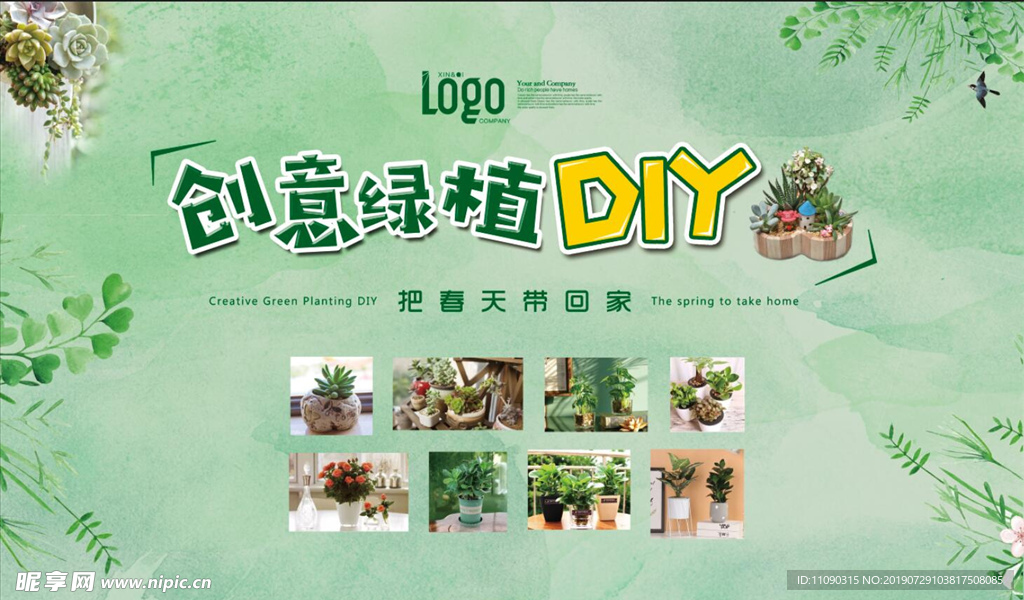 绿植diy