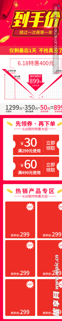 淘宝活大促利益点折线图淘宝电商