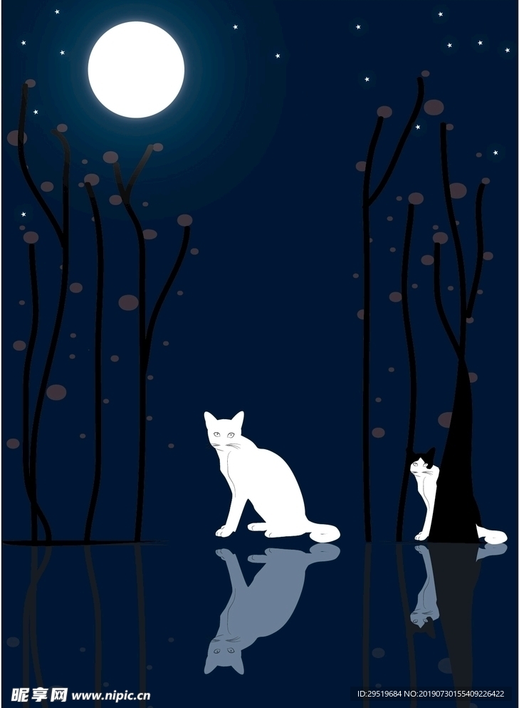 月下猫