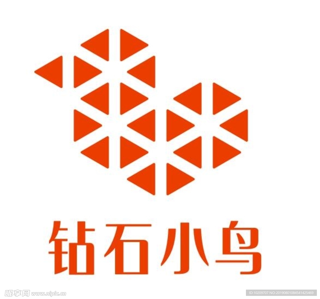 钻石小鸟 logo 珠宝 标志