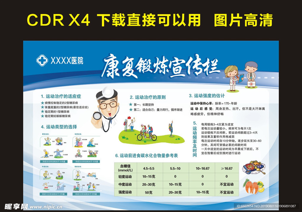 康复锻炼宣传栏