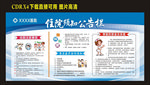 住院须知公告栏