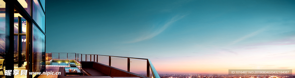 地产 城市 江景 别墅 豪宅