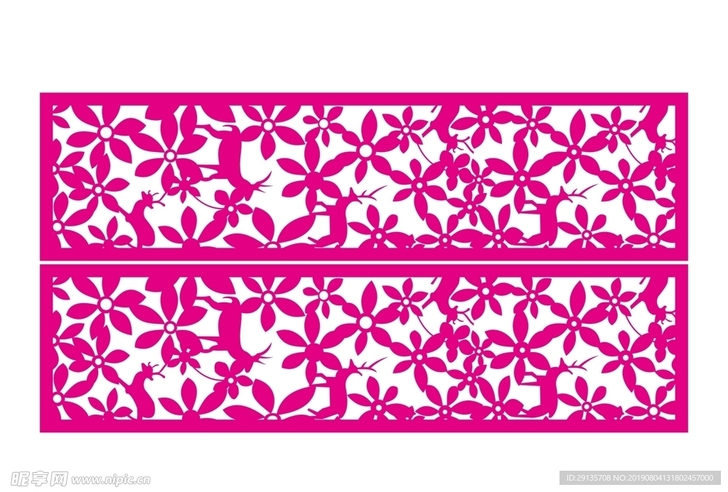 欧式花纹镂空雕刻