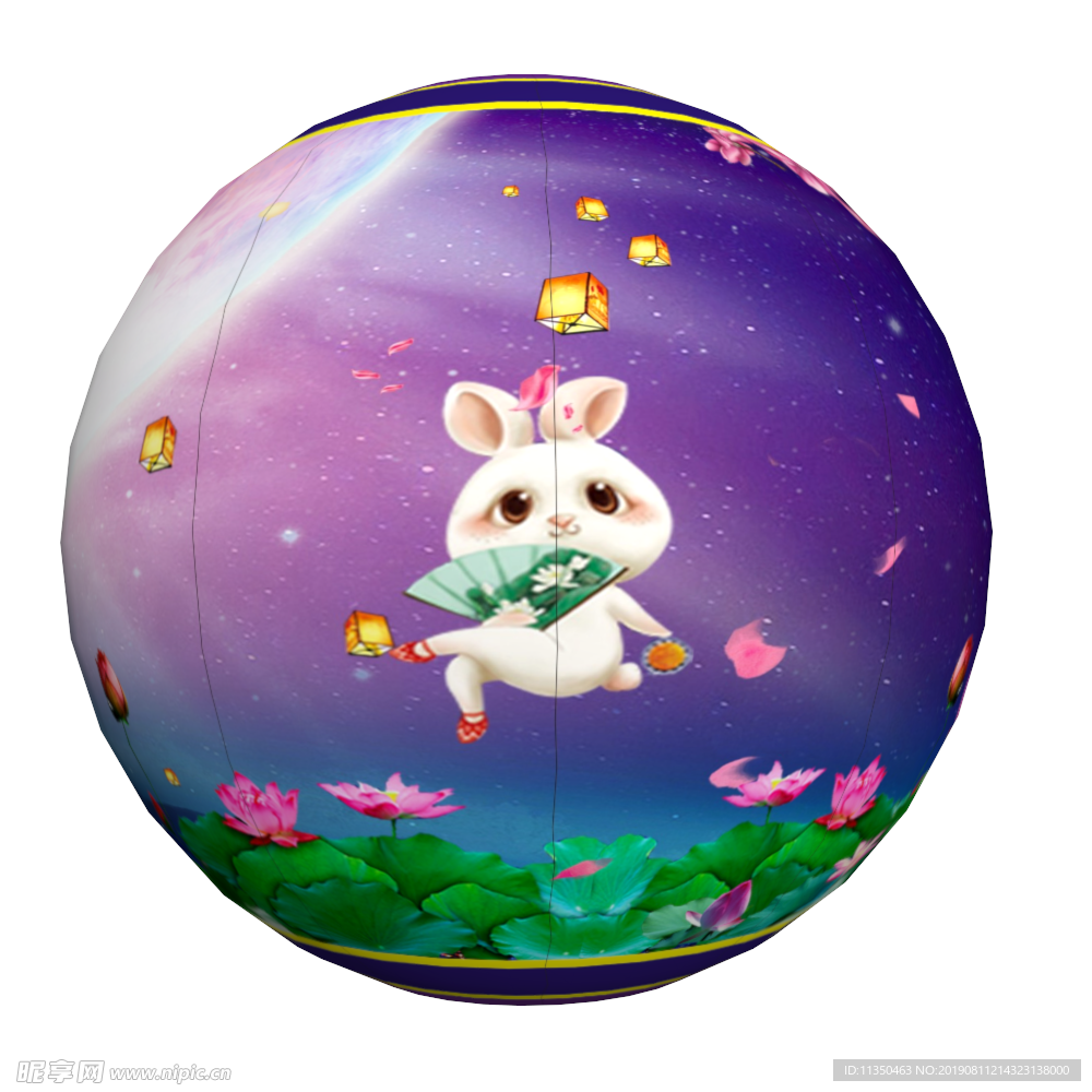 中秋 月球气模 月球 充气模型