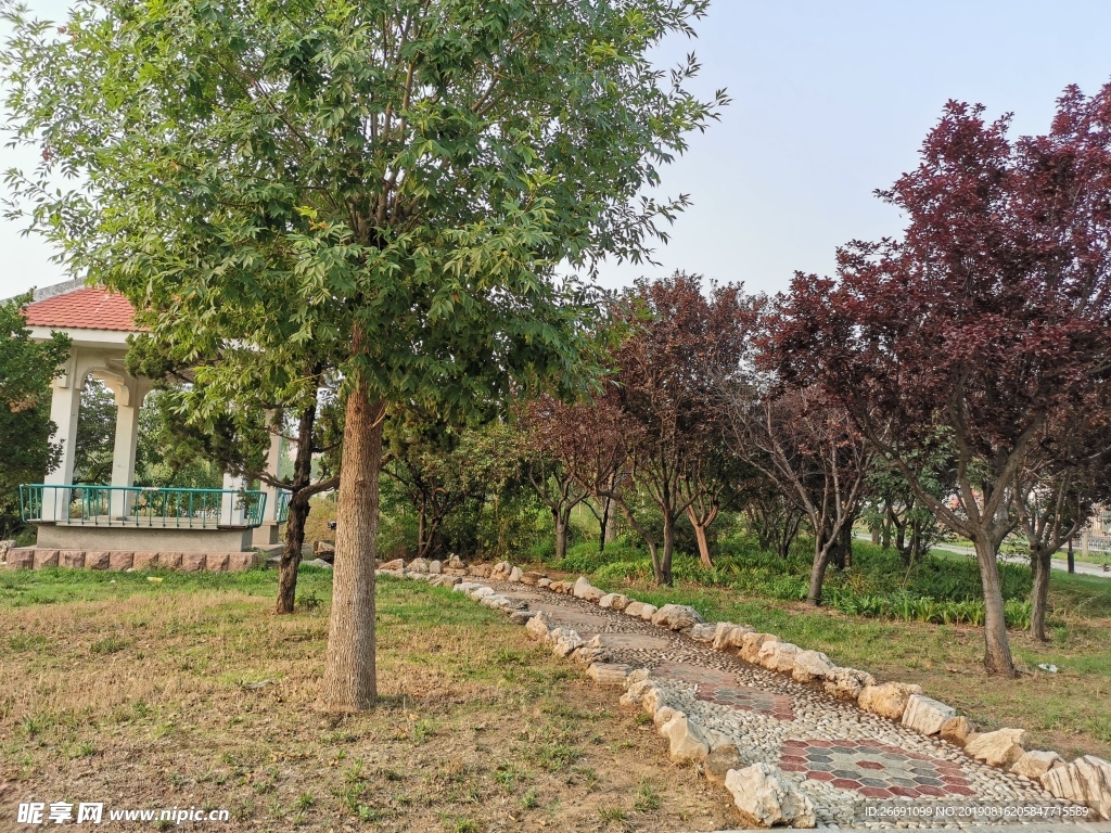 临盘文化广场一隅