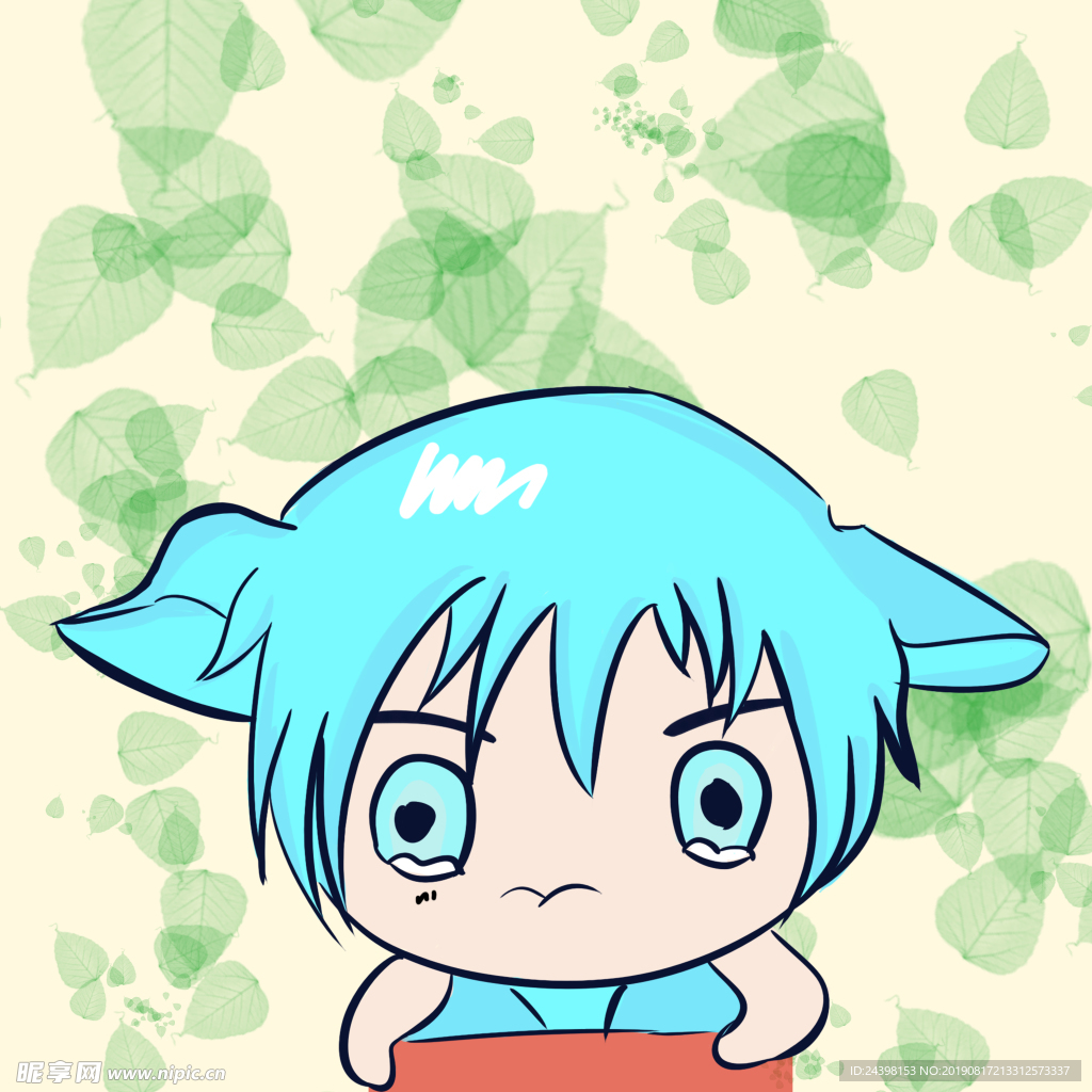 卡通人物 手绘小精灵 漫画人物