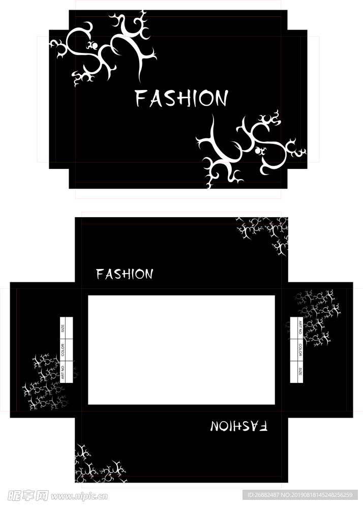 彩色鞋盒设计素材效果图片