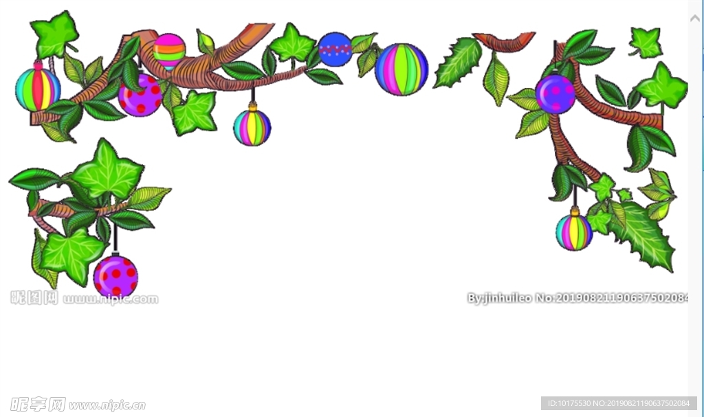 花纹 花边 植物 花  装饰