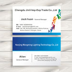 高档蓝色名片设计