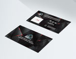 科技黑色名片