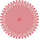 凤凰羽毛放射纹路