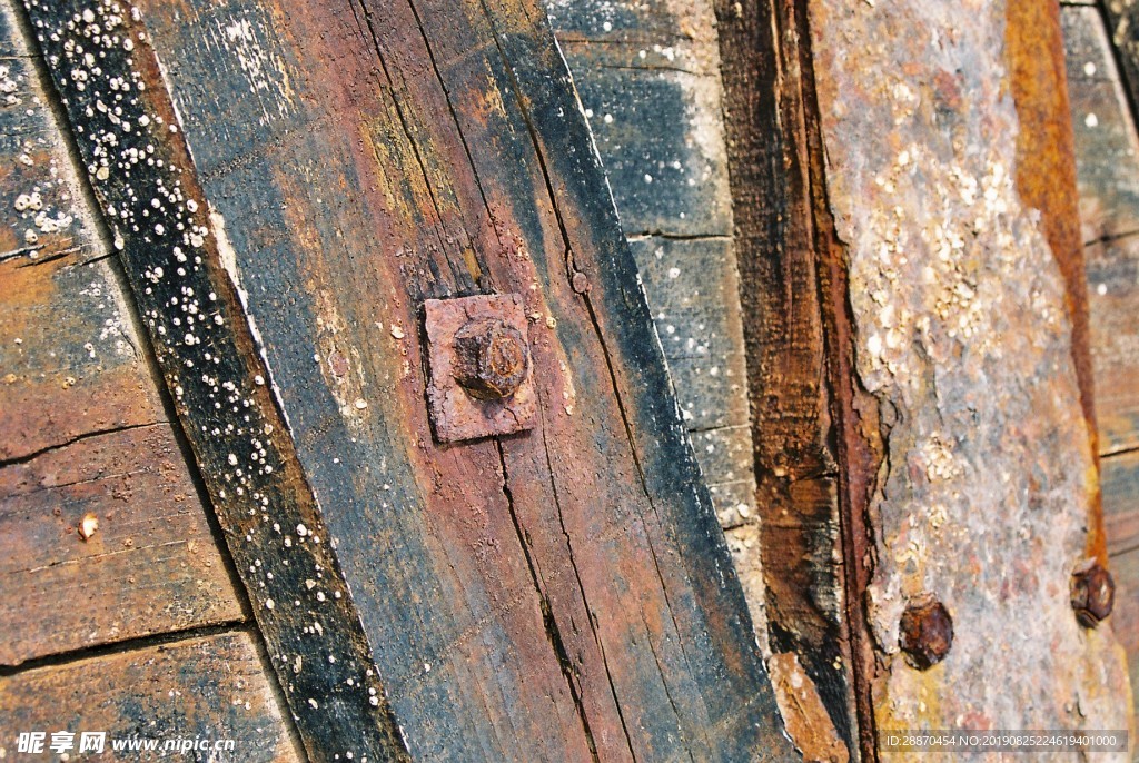 抽象生锈的金属