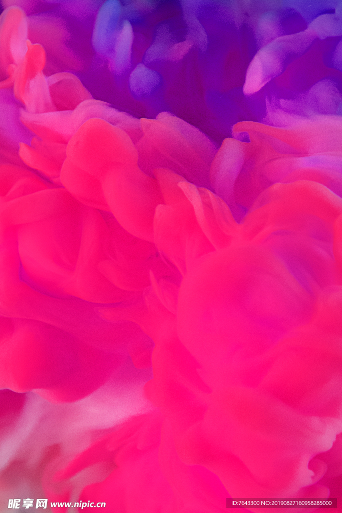 炫彩酷炫烟雾水彩效果背景