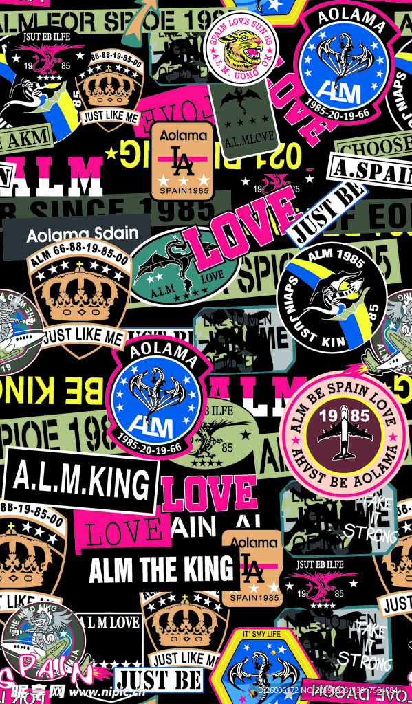 数码 印花 复古风格 大牌