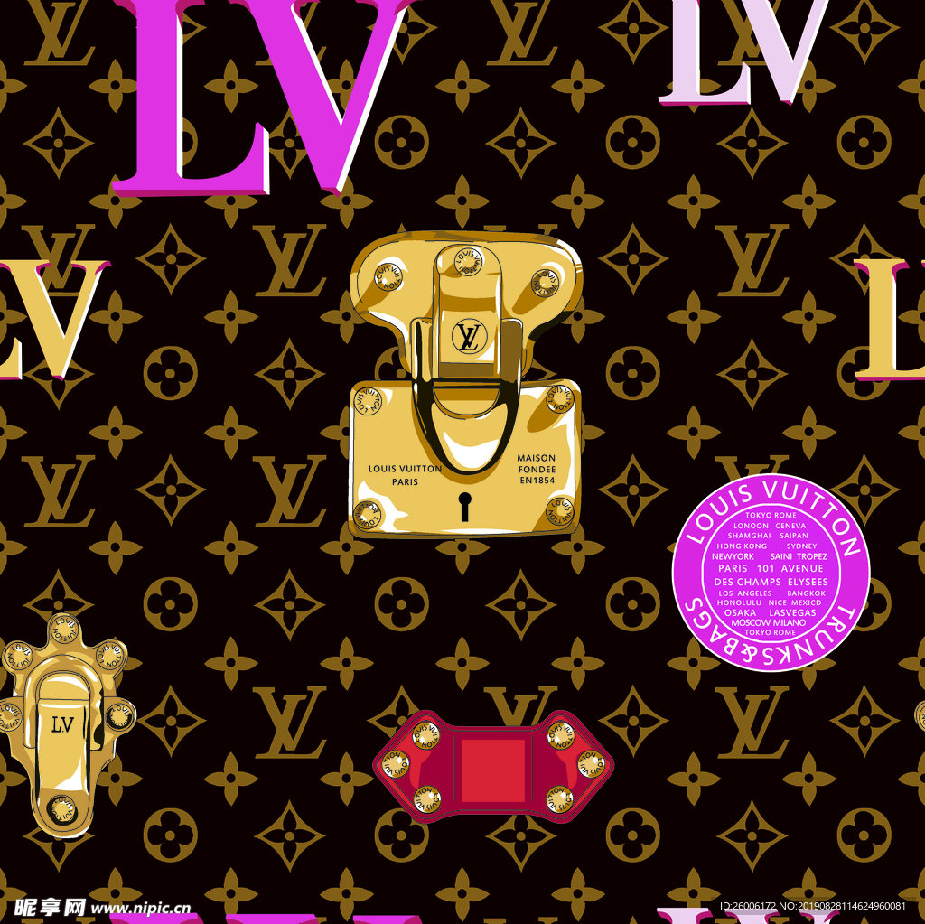 数码 印花 复古风格 大牌