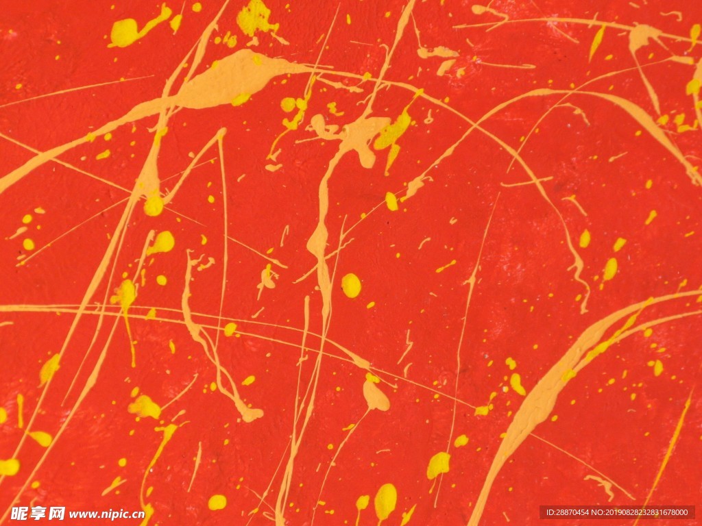 橙色油漆摔得痛