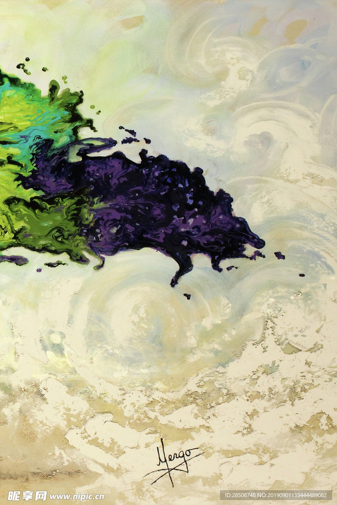 舞女蓝色裙子蝶舞三联画