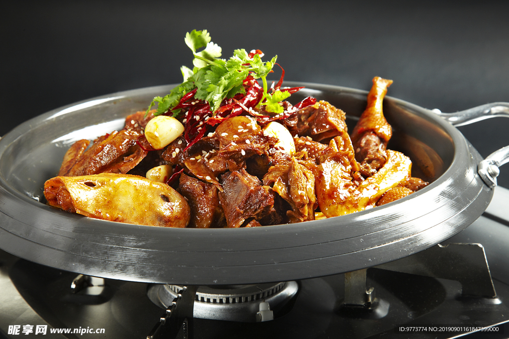 将军鸭 干锅鸭 特色鸭子