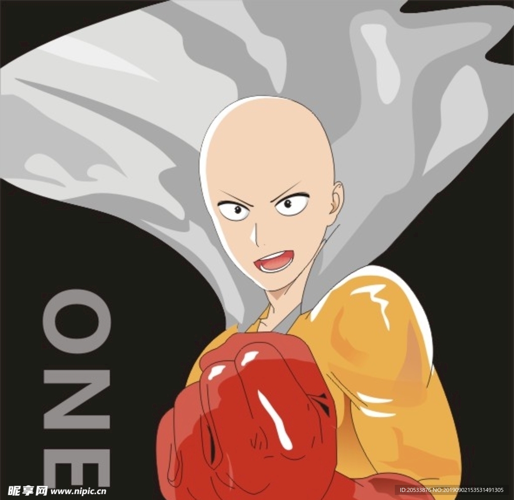 一拳超人矢量头像3