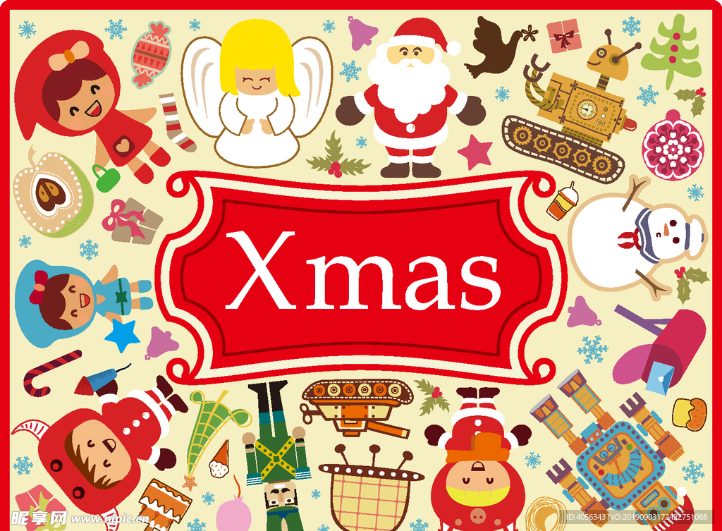 卡通圣诞节