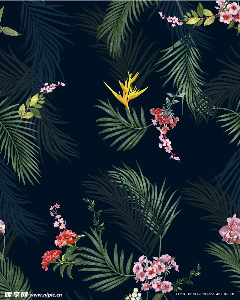 方巾 丝巾 女装图案 数码印花