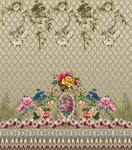 方巾 丝巾 女装图案 数码印花