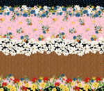 方巾 丝巾 女装图案 数码印花