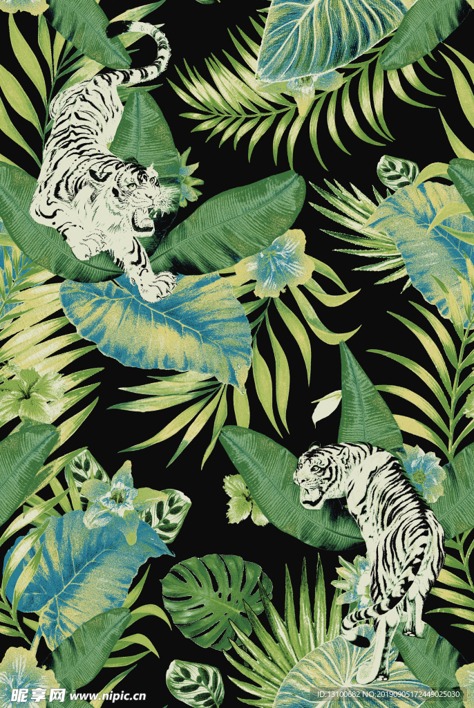 方巾 丝巾 女装图案 数码印花