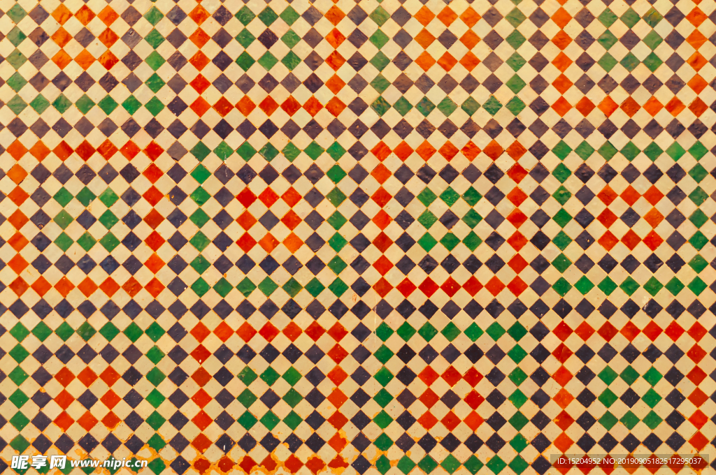 马赛克图案背景