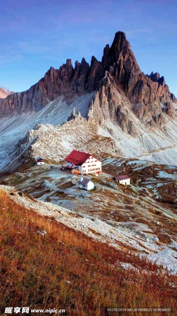 美丽的山峰图片