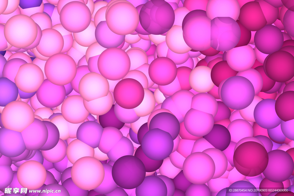 在背景中包装的球