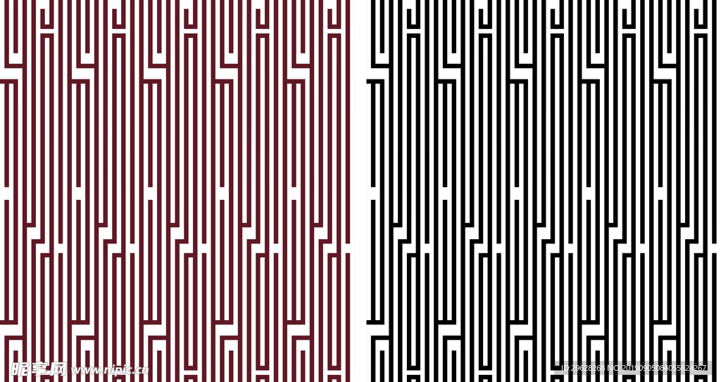 镂空板  隔板uv图  边纹