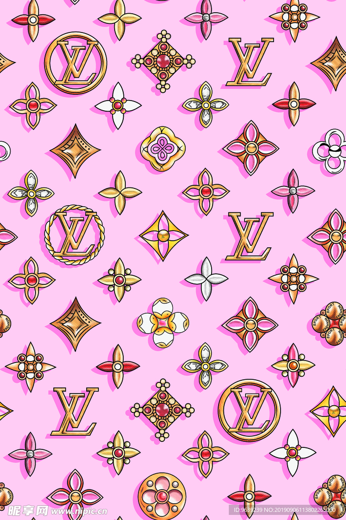 LV 大牌印花 路易威登