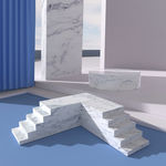 电商首页中秋节国庆节海报C4D