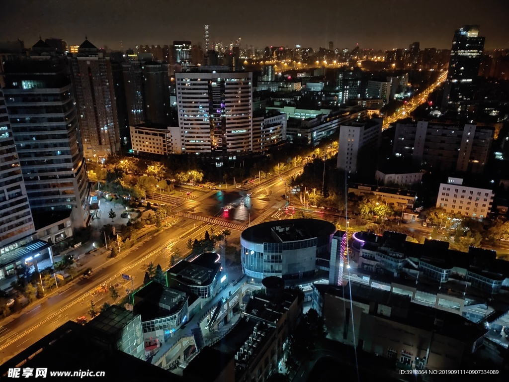 望京 大望京 城市夜景 夜色