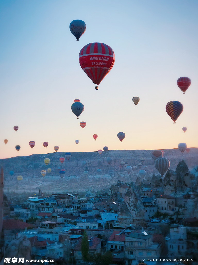 热气球上的土耳其