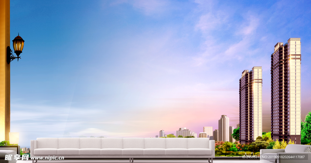 地产园林效果图