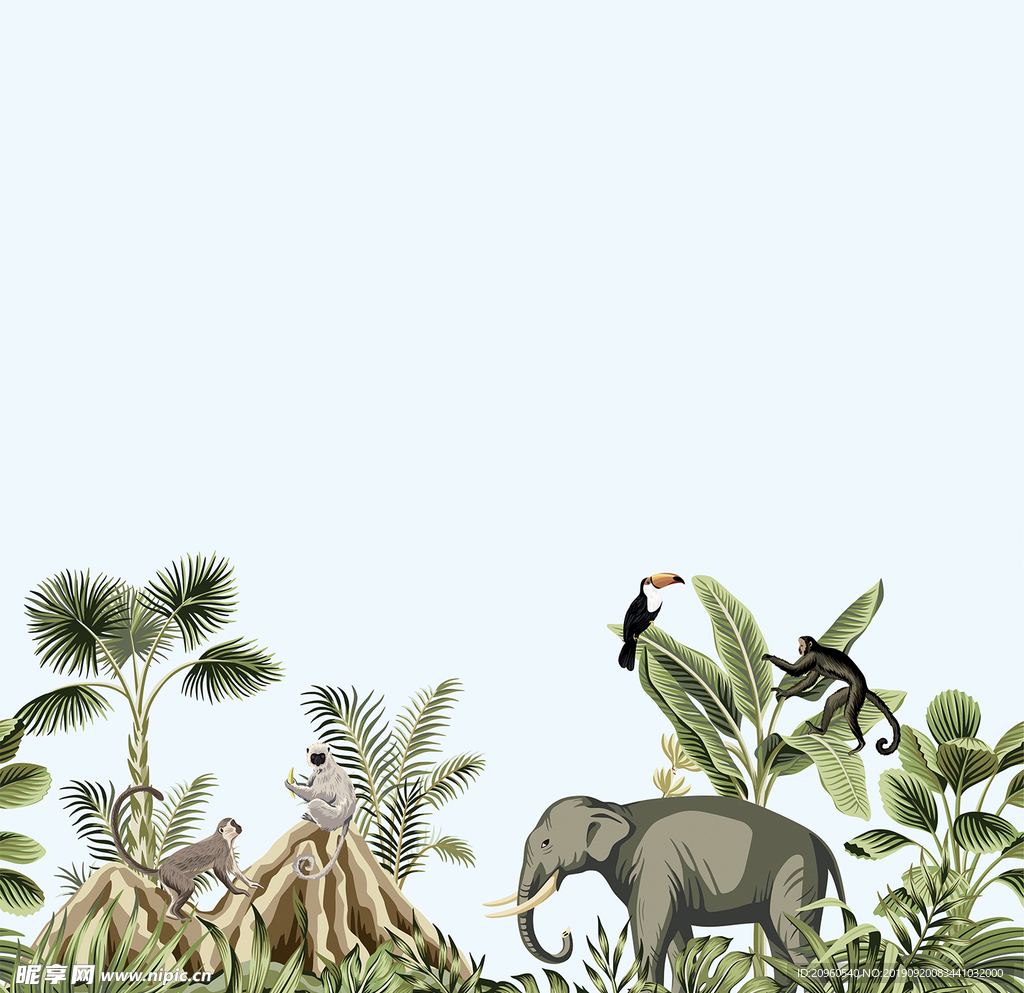 动物园矢量动物细腻